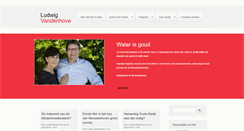 Desktop Screenshot of ludwigvandenhove.be